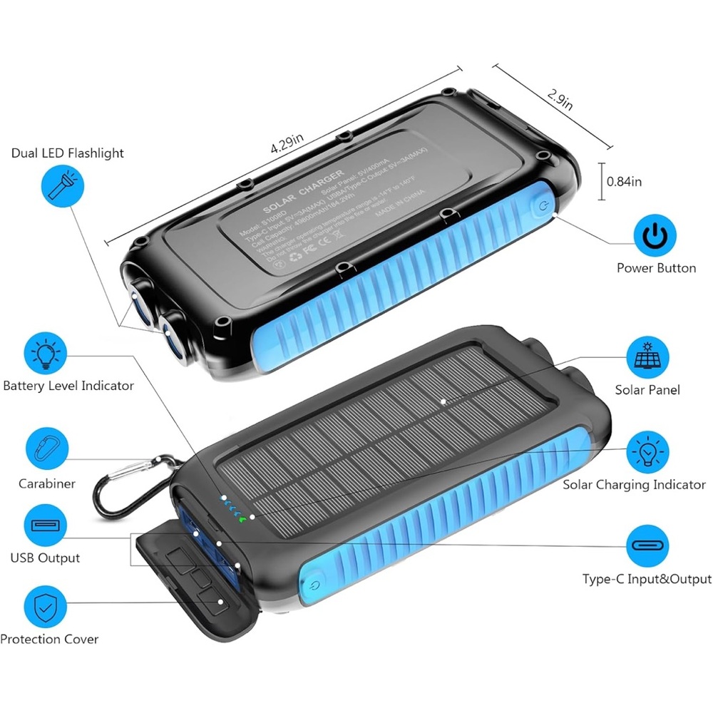 Solar-Charger-Power-Bank - Picture 2 of 7